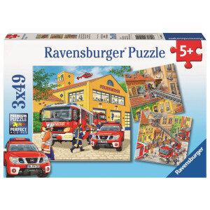 Ravensburger - Feuerwehreinsatz, 3 x 49 Teile
