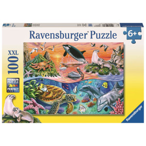 Ravensburger Kinderpuzzle - 10681 Bunter Ozean -...