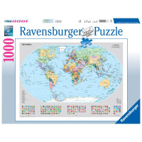 Ravensburger - Politische Weltkarte, 1000 Teile