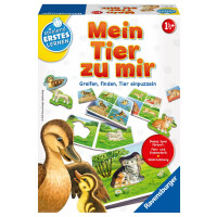 Ravensburger 24731  - Mein Tier zu mir - Puzzelspiel für die Kleinen - Spiel für Kinder ab 1 und 1/2 Jahren, Spielend erstes Lernen für 1-4 Spieler
