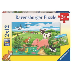 Ravensburger - Tierkinder auf dem Land, 2 x 12 Teile