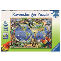 Ravensburger - Tierisch um die Welt, 100 Teile