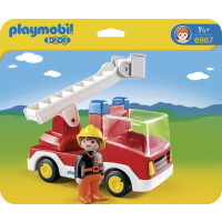 PLAYMOBIL 6967 - 1 2 3 Playmobil - Feuerwehrleiterfahrzeug