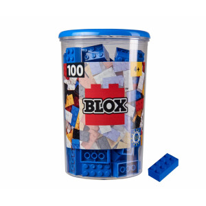 Blox 100 blaue 8er Steine in