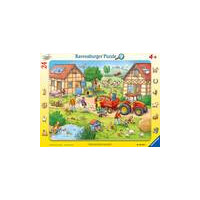 Ravensburger Kinderpuzzle - 06582 Mein kleiner Bauernhof - Rahmenpuzzle für Kinder ab 4 Jahren, mit 24 Teilen